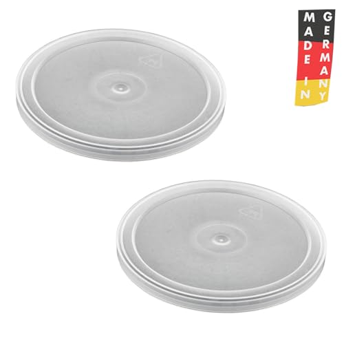 2 x Dosendeckel, ø 10 cm, für 800g Hundefutter Katzenfutter Dosen, Konservendosen, Top Qualität, transparent