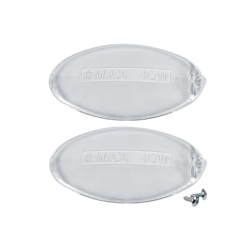 Europart 2X Lampenabdeckung Dunstabzugshaube wie Electrolux 50248796000 Smeg 692831966