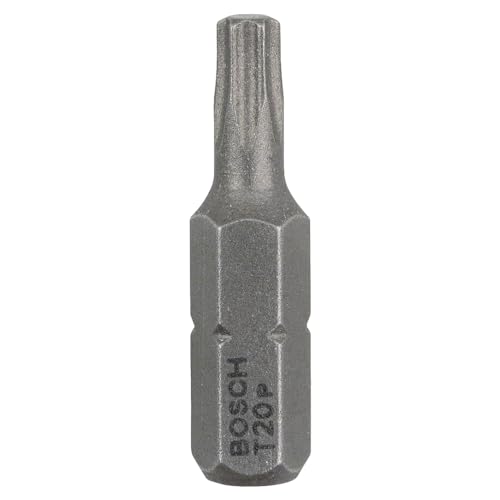 Bosch Professional Bit Extra-Hart für Innen-Torx-Schrauben (T20, Länge: 25 mm, 3 Stück), 2607001611