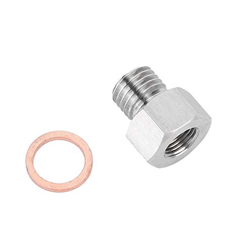 Suuonee Metric Fitting Adapter, NPT 1/8 "Buchse auf Metric M12X1.5 Stecker Zubehör Fitting Adapter