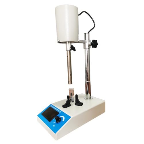 XNZJHPP Hochgeschwindigkeits-Dispergier-Homogenisator-Emulgator, 5–500 ml Labormischer-Homogenisator, mit Digitalanzeige, höhenverstellbar, für Medien/Kosmetik/Lebensmittel
