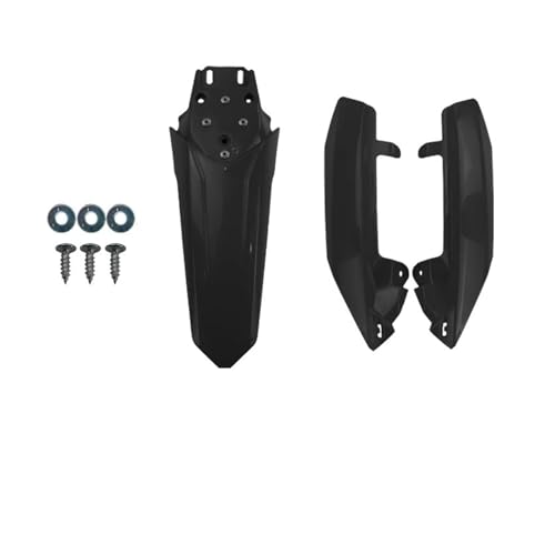 Motorrad-Kotflügel FÜR Talaria FÜR Sting R FÜR MX4 FÜR X3 Motorrad Kunststoff Rücksitz Seitenteile Kotflügelabdeckung Verkleidungssatz Elektrofahrrad Roller Motorrad-Kotflügel(Black)