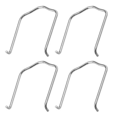 EMSea 4 STÜCKE Auto Kühler Wasserschlauch Flansch Haltefeder Clips 1J0121142 Edelstahl Ladeluftkühler Schlauch Halteclips Schellen Autoteile