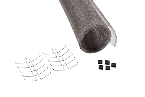 empasa Kellerschacht Lichtschacht Abdeckung Schutzgitter Lichtschachtabdeckung Lichtschachtnetz Kellerschachtabdeckung Alu 'Basic', 120 x 60 cm, Selbstbausatz, individuell kürzbar, Verschiedene Sets