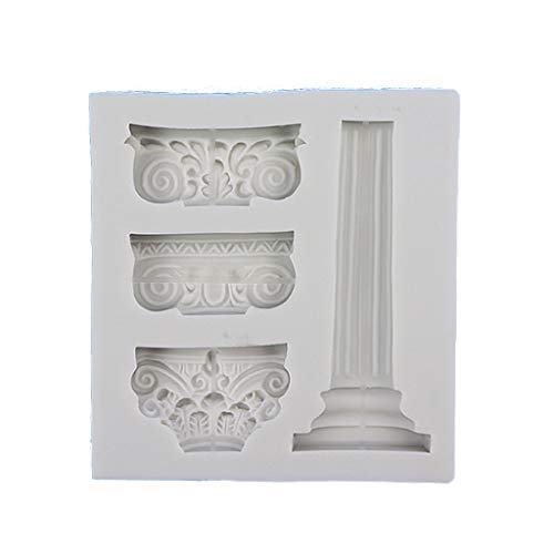 YiFeng Ancient Greek Pillars Mold Roman Column Mold Sugarcraft Epoxy Resin Art Tools