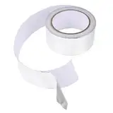Veemoon 1Rolle Hochtemperatur Aluminiumfolienbandrolle Isoliertes Dichtungsband für Rohrisolierung Wärmedämmung und Abdichtung für Sichere Elektroinstallationen