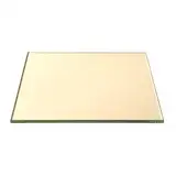 Kaminglas 42x21cm Ofenglas Glas für den Kamin Backofen-Glas Hitzebeständiges Glas 4 mm Starkes Glas Beidseitig poliertes Glas Sichtscheibe für Fireplace Temperaturbeständig bis 800 °C | 420x210mm