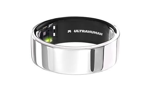 ULTRAHUMAN Ring AIR - Kein App-Abonnement - Smart Ring - Size First mit Größenkit - Verfolgen Sie Schlaf, Workouts, Herzfrequenz, HRV - Bis zu 6 Tage Akkulaufzeit (Größe 9)