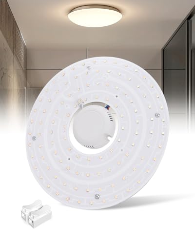 TobeBright 32W LED Modul UmrüStsatz für Deckenleuchten Natürliches Weiß 4000K Magnetfuß Module Conversion Geeignet für Deckenleuchtengehäuse aus Eisen für Küche, Wohnzimmer, Einkaufszentrum 220V