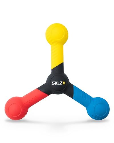 SKLZ Sport- und Outdoor-Sport-Reaktionsbälle, reaktives Fangsport-Reaktionswerkzeug, Blau/Gelb/Rot, Einheitsgröße