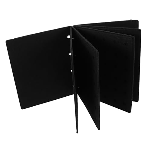 OSALADI Schuhspeicherbeutel Schnalle Organisation Stifte-Organizer Klein Schuh-Charms-Halter Schuhorganisator Hält Veranstalter Groß Reiz Büro Charme Black Gefühlt