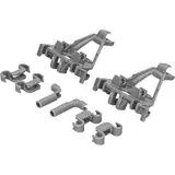 LUTH Premium Profi Parts Set für Stachelreihen Geschirrkorb unten Geschirrspüler kompatibel mit Bosch 00428344 428344