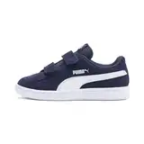 PUMA Unisex Kinder Puma Smash v2 SD V PS Niedrig, Peacoat-Puma White, 35 EU