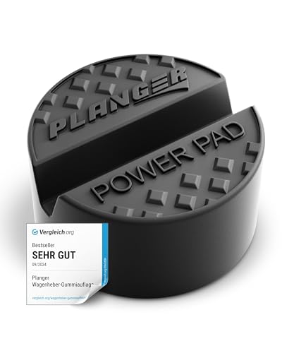 PLANGER® Wagenheber Gummiauflage - Power PAD (FÜR ALLE PKWs das Passende) 10 Jahre Garantie - Bruchsicher 3t, mit Geländewagen