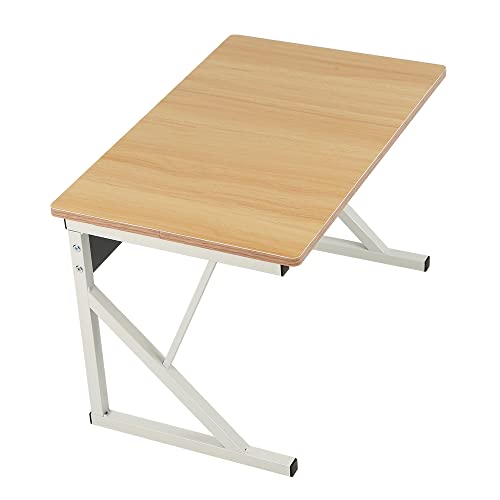 Stabilität, Mikrowellenhalter Organizer-Mikrowellen Regal Halterung Mikrowellen Mikrowellenhalter, Gewürzregal Küchen Racks mit Haken, -54 * 35 * 34,5 cm – Walnussgelb