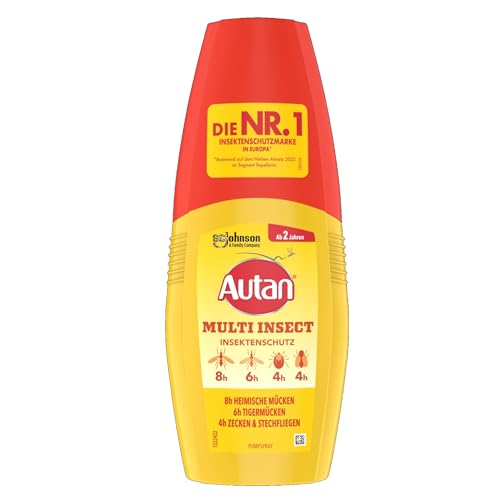 Autan Multi Insect Pumpspray, Multi-Insektenschutz vor Mücken, Stechfliegen und Zecken, 1er Pack (1 x 100 ml)