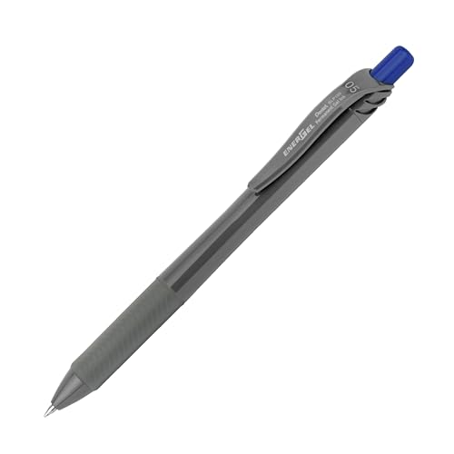 Pentel EnerGel Document BLP105 Gelschreiber mit Druckmechanik, blau (1 Stück)