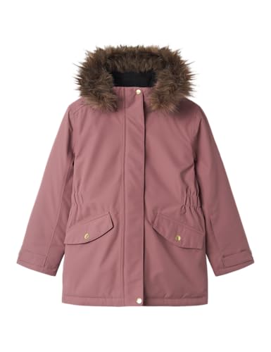 NAME IT Mädchen NKFSNOW10 SKI Jacket SOLID FO NOOS Schneejacke, Grape Shake, 146