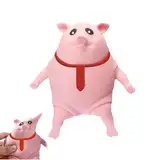 Stress Schwein Stress Spielzeug, Squeeze Toys Stressbälle Süßes Rosa Schweinchen Anti-Stress-Spielzeug, Fidget Toys, Sensorisches Fidget-Spielzeug Spaßige Party Druckspielzeuge für Kinder Erwachsener