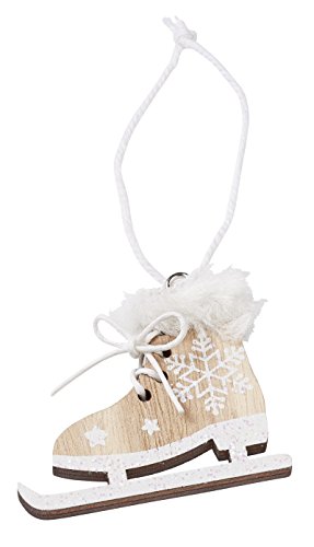 Schlittschuh, ca. 4 cm, natur