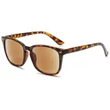 VEVESMUNDO Lesebrille mit Sonnenschutz Getönt Lesehilfe Sehhilfe Sonnenbrille Sonnenlesebrille mit sehstärke Damen Herren (+1.5, 1 Stück Leopard Sonnenlesebrille)