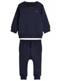 NEXT Rundhalspullover und Jogginghose aus Jersey im Set Blau-Marine 3-4 Jahre