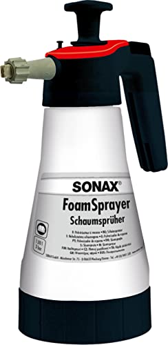 SONAX FoamSprayer 1 Liter (1 Stück) Schaumsprüher für ein gleichmäßiges Schaumbild und ein noch gründlicheres Reinigungsergebnis, Art-Nr. 04965410