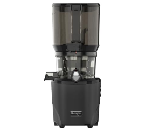 Kuvings AUTO10S Entsafter – Pflegeleichter Slow Juicer mit 3L Fassungsvermögen und 200W Motor ideal für Obst, Gemüse und Smoothies. (Matt Black) KHS-2571