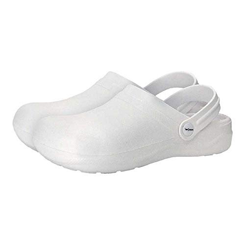 REIS Unisex Clogs & Pantoletten, Weiß, 41 EU