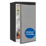 Exquisit Vollraumkühlschrank 75 Liter, Freistehend, Kühlschrank klein und kompakt, 45cm Breit, LED-Innenbeleuchtung, KS585-V-091E