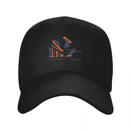 WDnlmd Baseball-Kappen Illini Wasserski 3-Event Baseballkappe Snap Back Hut Sunhat Golf Damen Herren Geschenk
