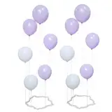 Kaucytue 2 Stück Ballonständer ballonständer für luftballons Luftballon Ständer Ballonhalter für Hochzeiten, Tischdeko, Graduierungen, Weihnachten, Geburtstagesdeko