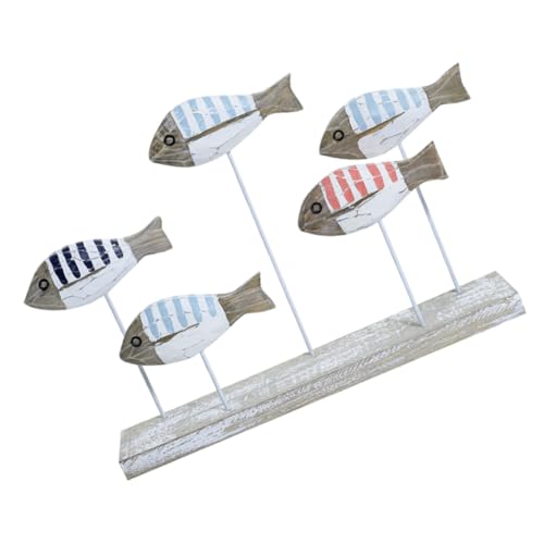 Alipis Fischbestand-dekore Aus Holz Im Mediterranen Stil Für Das Home Office Teehaus Meditationsraum