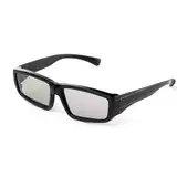 PRECORN 3D Brille Universale passive 3D Brille schwarz kompatibel mit Cinema 3D LG Philips Panasonic uvm.