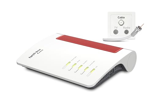 AVM FRITZ!Box 6670 Cable (DOCSIS-3.1-Kabelmodem, 2x2 Wi-Fi 7 mit 2.880 MBit/s (5 GHz) und 720 MBit/s (2,4 GHz), Zigbee Integration 1 x 2,5 Gigabit-LAN-Port)