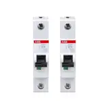 ABB 2 Stück S 201-B 16 Sicherungsautomat S200-1P 16 A-B 2CDS251001R1165