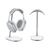 BENKS Kopfhörer Ständer Universal Kopfhörer Halter für AirPods Max Kopfhörer, Gaming Headset Halterung, Stabil Headset Halter Halterung, Zinklegierung + TPU + ABS (Silber)