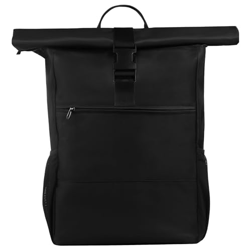 DEWUR 20L Thermo Rucksack Kühlrucksack Kühltasche Wasserdichter Picknickrucksack mit Flaschenöffner für Picknick Camping Strand Wandern Reisen Einkaufen (Schwarz)