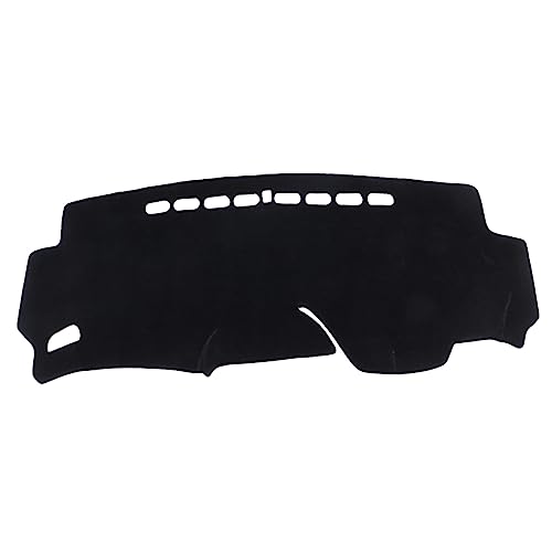 TOPBATHY Auto Dashboard Schutzmatte aus Super Polyester Lichtschutz Passend für Fit Schwarzes Armaturenbrett Polster Schützt Rissen und Blendeffekten