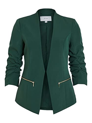 Vila Damen Vijoy Noos 3/4 Blazer, Pineneedle, 44 EU