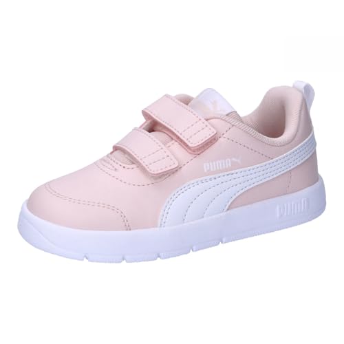 PUMA Jungen Unisex Kinder Courtflex V3 V Inf Sneaker, Island Pink White, 22 EU