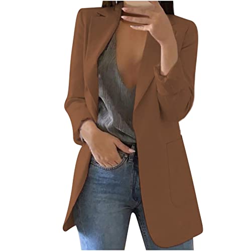 Blazer Schwarz Damen Outfit Damen Set Elegant Long Blazer für Damen Blazer Hellblau Damen Kostüme & Blazer für Damen Blazer Kurz Roter Blazer Damen Karo Hose Damen Blazer Braun Xl