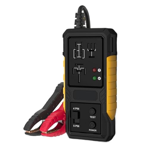 Automotive Relais Tester,Relais Diagnose Detektor - 12-Volt Diagnosegerät für Fahrzeugreparaturen Batterietests Schaltungstests Sicherungsprüfung Anhängerwartung