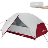 Forceatt Zelt 3 Personen Camping Zelt, Wasserdicht und Winddicht 3-4 Jahreszeiten Ultraleichtes Rucksackzelt, Kann Sofort Installiert Werden, Geeignet für Wandern, Camping, Outdoor