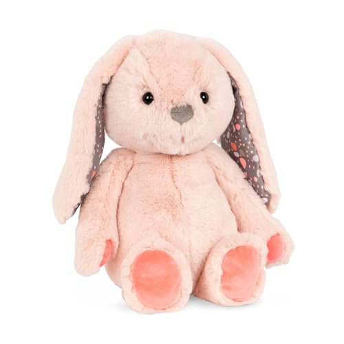 B. toys Kuscheltier Hase – Superweich mit langen Ohren – Plüschtier pfirsichfarben, Baby und Kinder Spielzeug für Mädchen und Jungen ab 0 Monate, Hellrosa