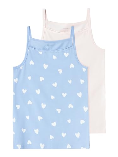 Name It Serenity Heart Sleeveless Base Layer 2 Units 9-10 Years