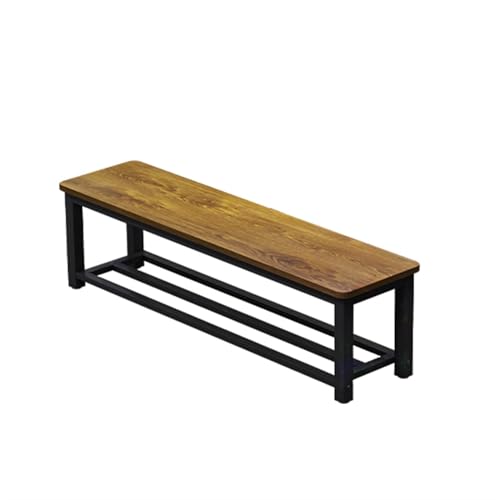 Bank, Langer Hocker, Holzbank-Finish-Stuhl, Veranda-Bank, 2-lagige Wechselschuhbank, Sofa-Hocker, Bett-Endhocker, Badezimmer, Fitnessstudio, Umkleideraum, Restaurant, Einkaufszentrum, Ruhe (Color : B