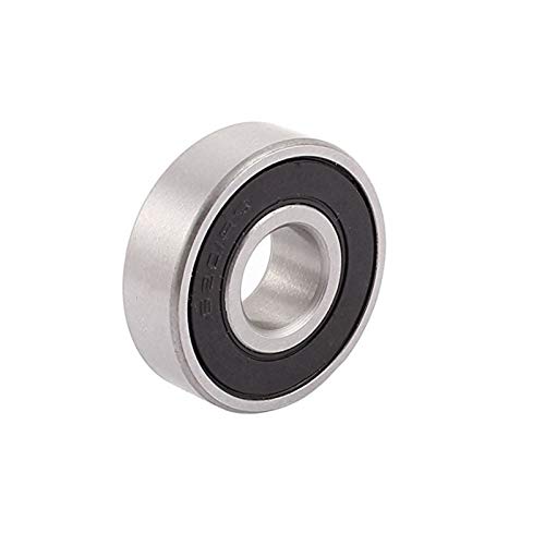 No Logo Durable Bearing 2 STÜCKE 6201RZ Tiefe Nut Kugellager 12x32x10mm High Speed ​​Niedergeräusche Präzisionsgrad Lager 6201-RZ