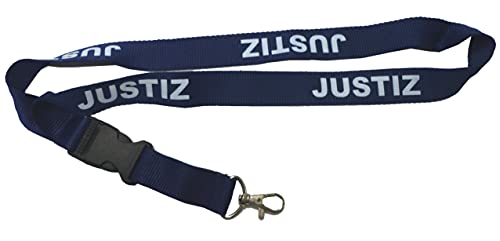 RescPol Schlüsselband Justiz blau