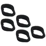 Eawfgtuw 5 Stück Luftfilter-Schwamm-Set für verschiedene Ersatzfilter, 50 mm x 43 mm Rasentrimmer-Luftfilter, schwarzer Rasentrimmer-Zubehör, Gartengeräte-Teile
